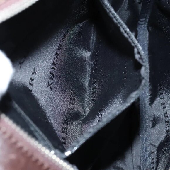 BURBERRY Nova Check Shoulder Bag Canvas Beige Auth KD202 - Picture 9 of 16